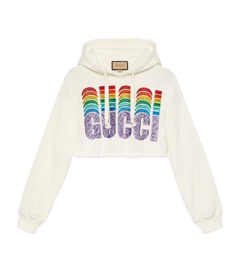 rainbow gucci hoodie morgz|farfetch Gucci hoodie.